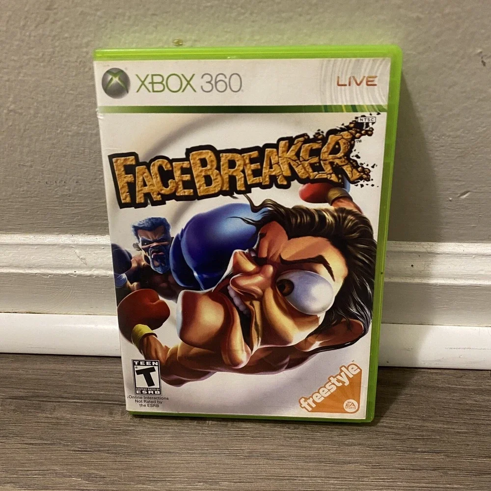 Microsoft Xbox 360 FaceBreaker Video Game Boxing Fighting Fighter No Manual 2008